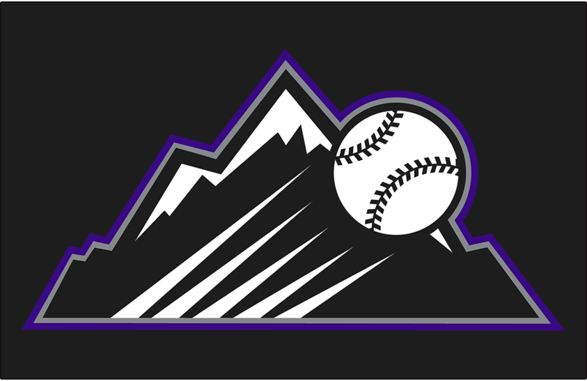 Colorado Rockies 2017 Batting Practice Logo decal supplier